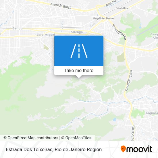 Estrada Dos Teixeiras map
