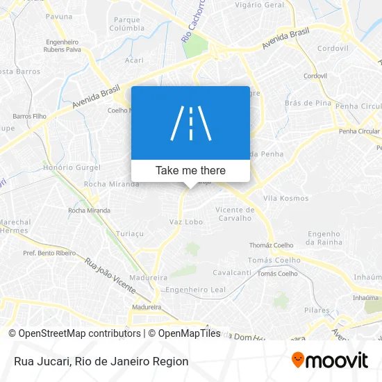 Rua Jucari map