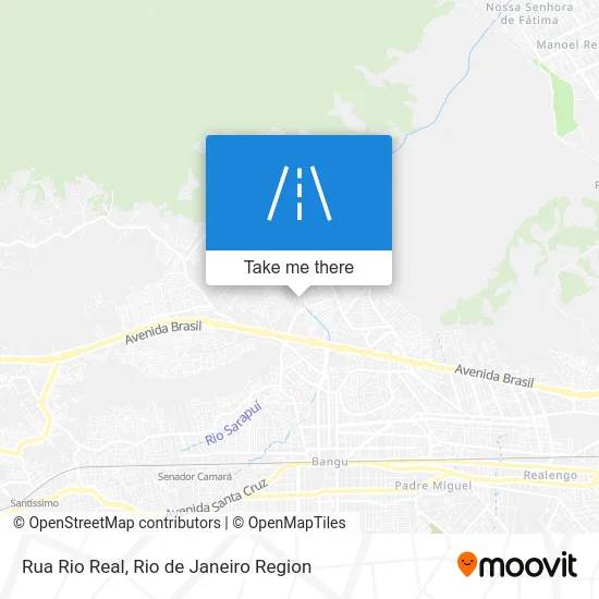 Rua Rio Real map