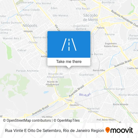 Rua Vinte E Oito De Setembro map
