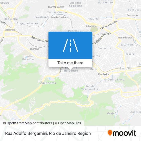 Mapa Rua Adolfo Bergamini