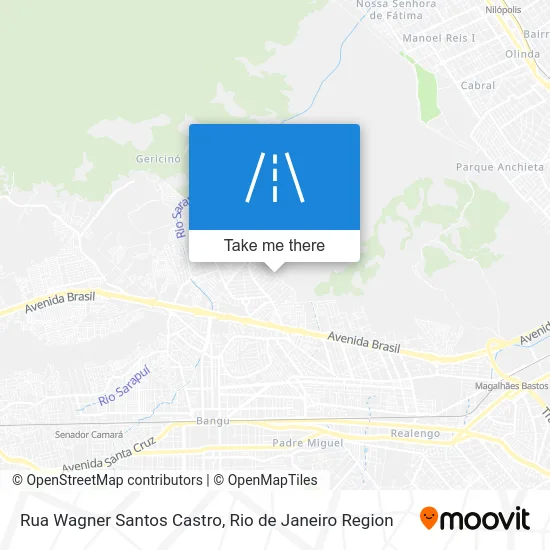 Rua Wagner Santos Castro map