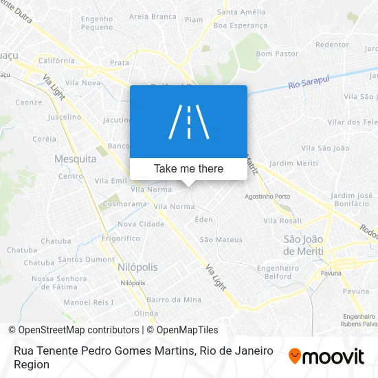 Rua Tenente Pedro Gomes Martins map