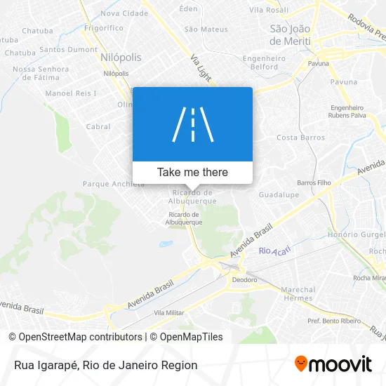 Rua Igarapé map
