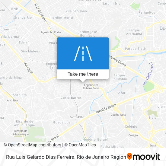 Rua Luis Gelardo Dias Ferreira map