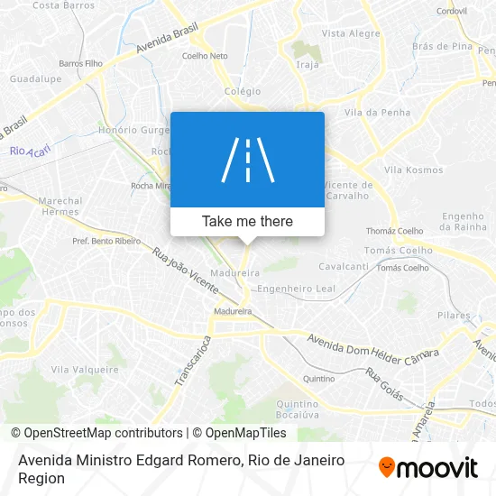 Avenida Ministro Edgard Romero map