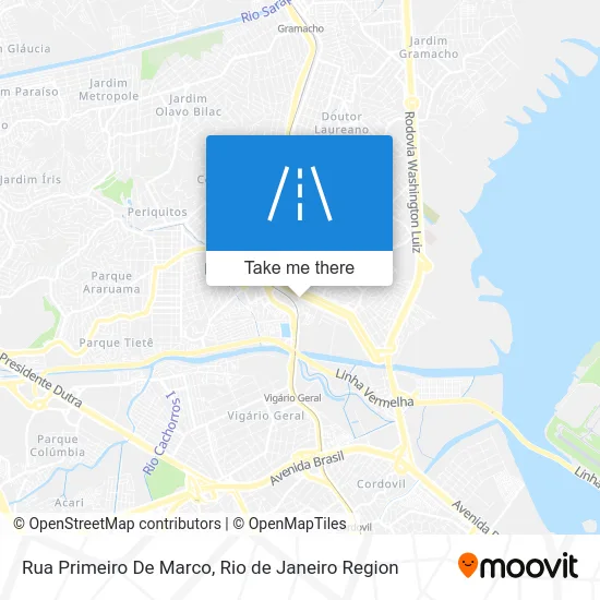 Rua Primeiro De Marco map