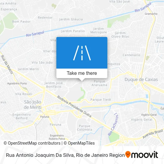 Rua Antonio Joaquim Da Silva map