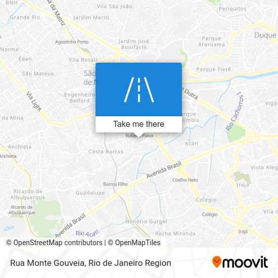 Rua Monte Gouveia map