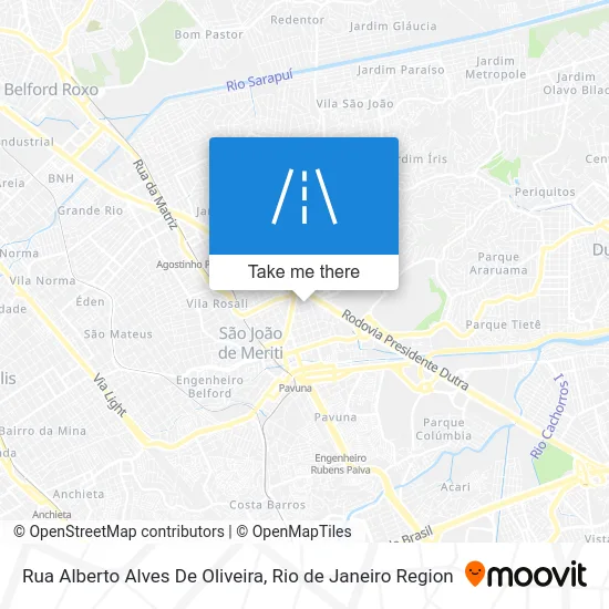 Rua Alberto Alves De Oliveira map