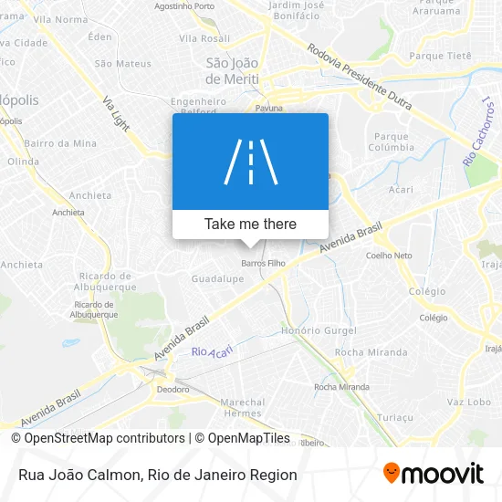 Rua João Calmon map