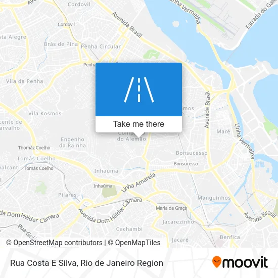 Rua Costa E Silva map