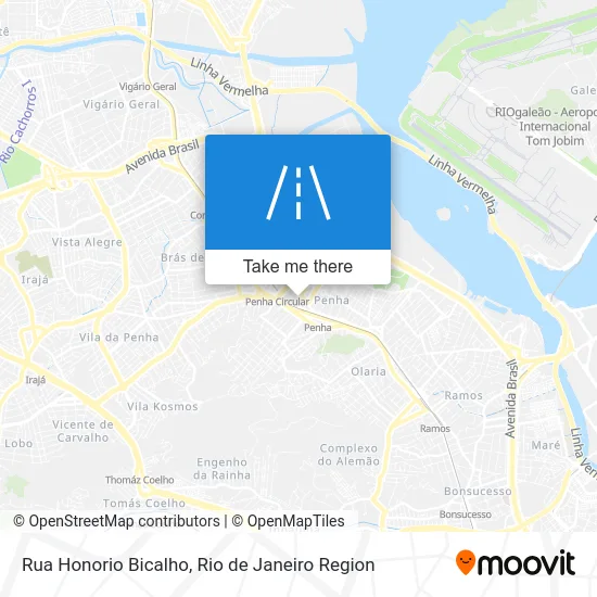 Rua Honorio Bicalho map