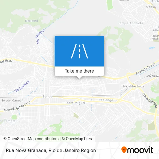 Rua Nova Granada map