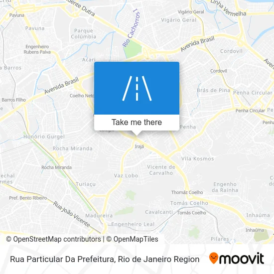Rua Particular Da Prefeitura map