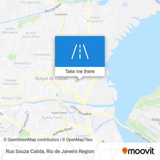 Rua Souza Calida map