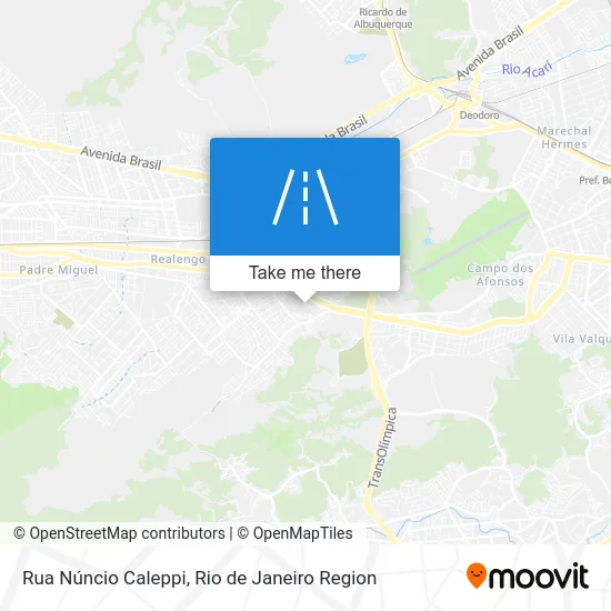 Rua Núncio Caleppi map