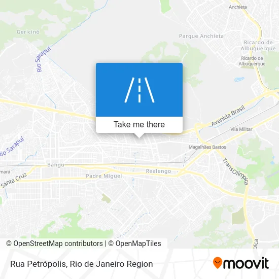 Rua Petrópolis map