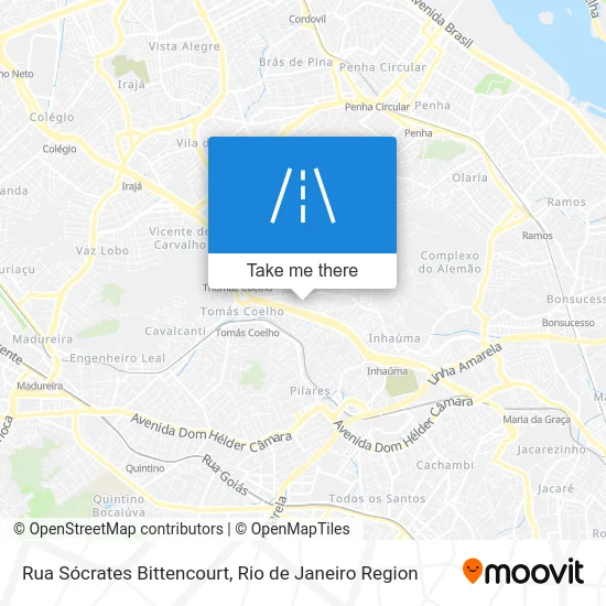 Rua Sócrates Bittencourt map