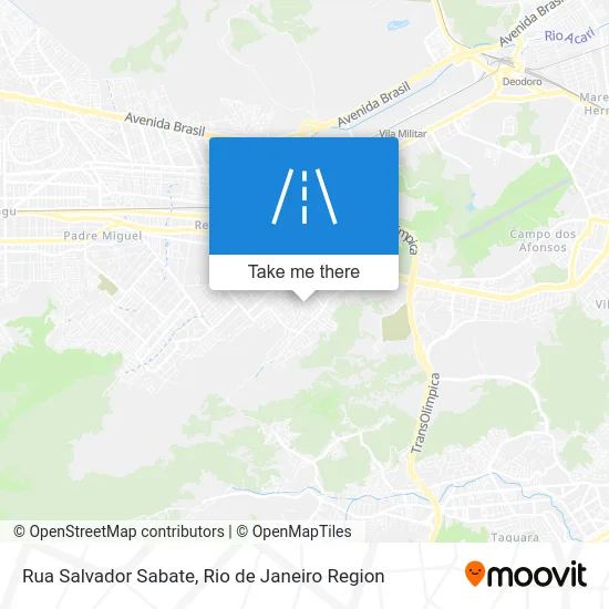Rua Salvador Sabate map