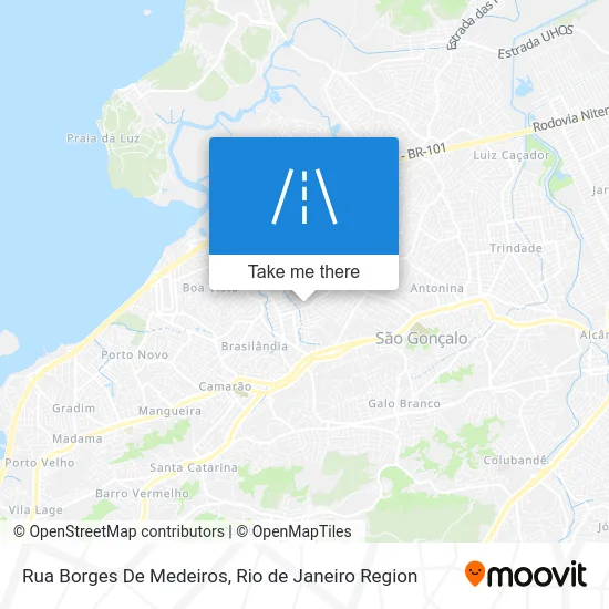 Rua Borges De Medeiros map