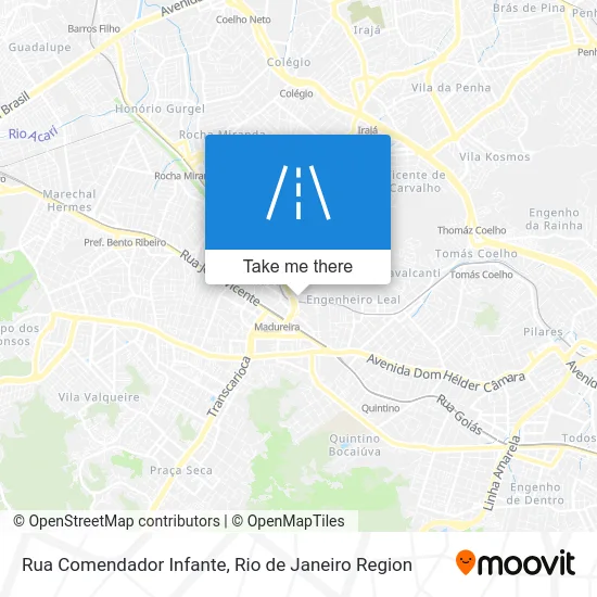 Rua Comendador Infante map