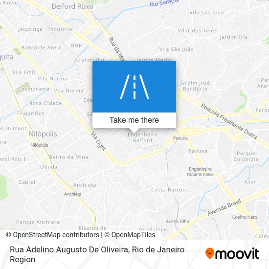 Rua Adelino Augusto De Oliveira map