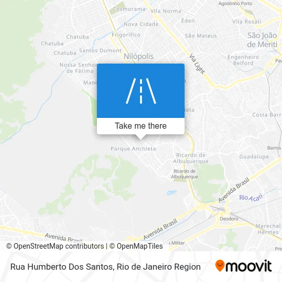 Rua Humberto Dos Santos map