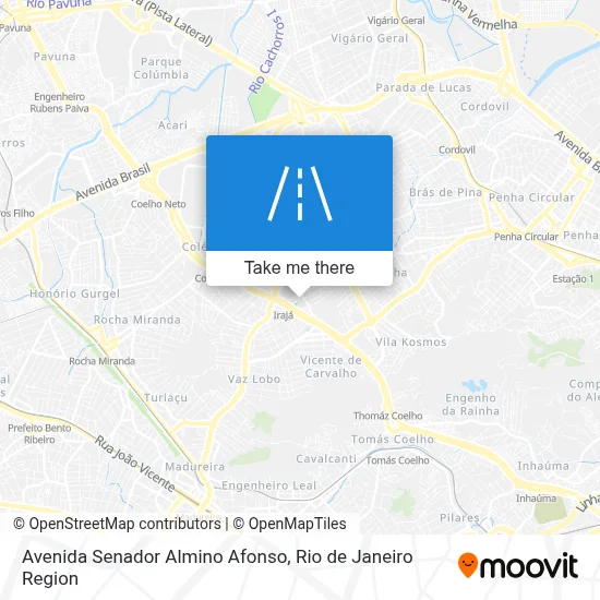 Avenida Senador Almino Afonso map