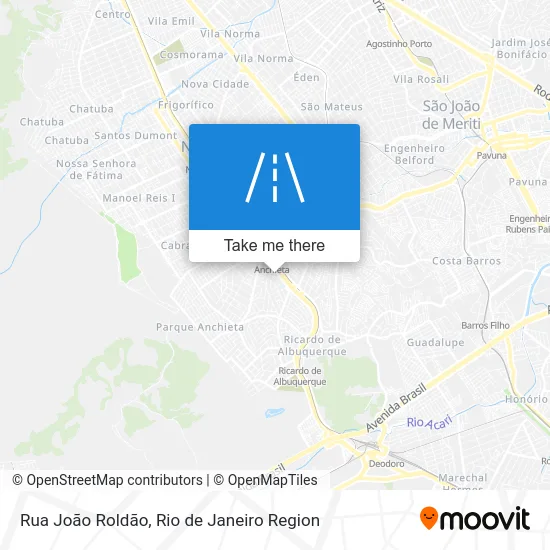 Rua João Roldão map