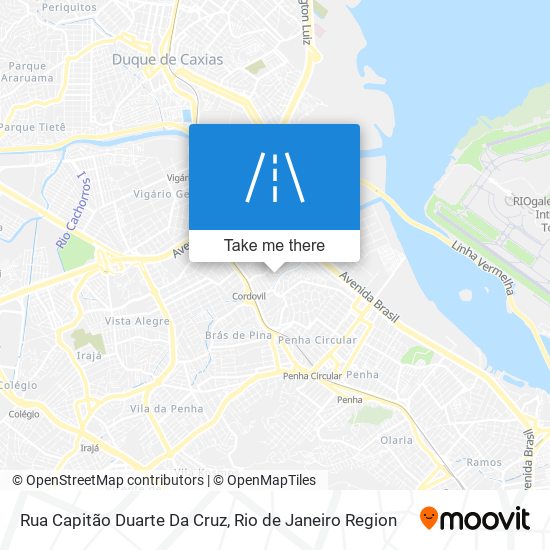 Mapa Rua Capitão Duarte Da Cruz