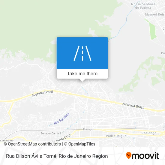 Rua Dilson Ávila Tomé map