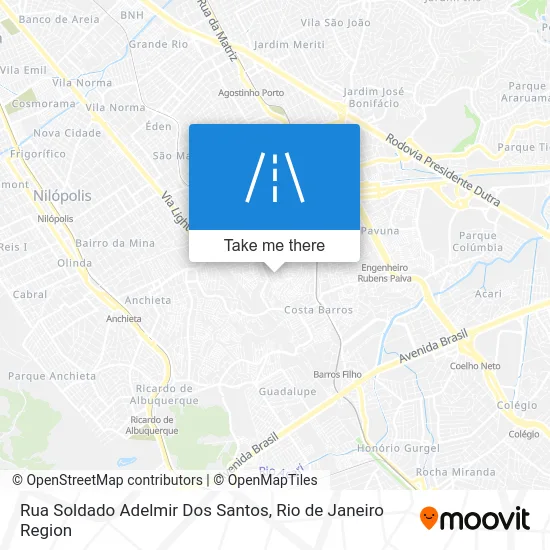Rua Soldado Adelmir Dos Santos map