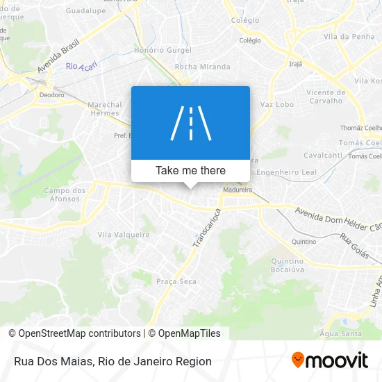 Rua Dos Maias map
