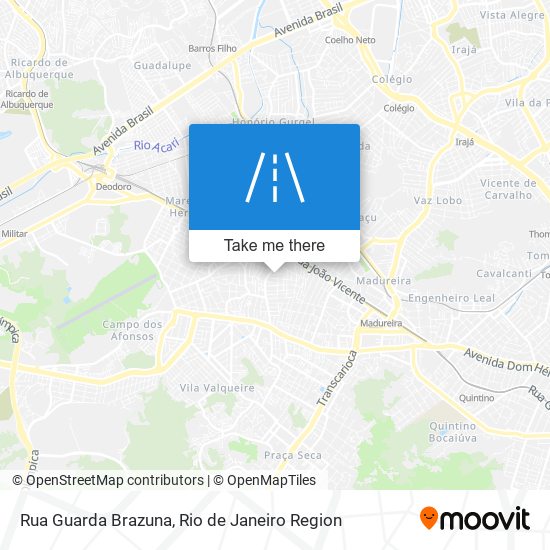 Rua Guarda Brazuna map