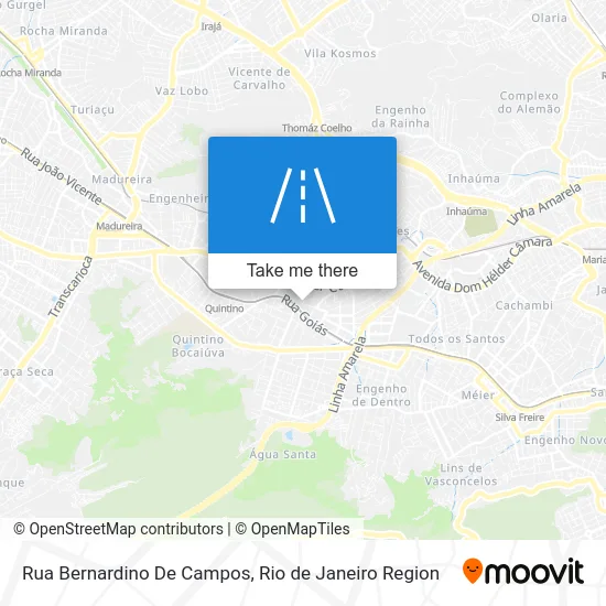 Rua Bernardino De Campos map