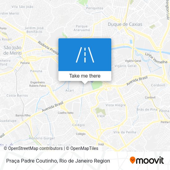 Praça Padre Coutinho map