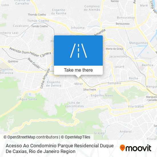 Mapa Acesso Ao Condomínio Parque Residencial Duque De Caxias