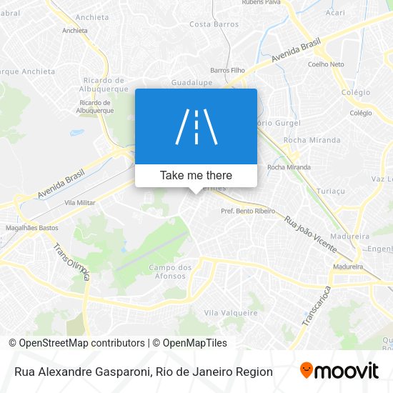 Rua Alexandre Gasparoni map