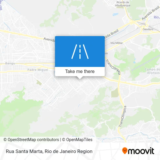 Rua Santa Marta map