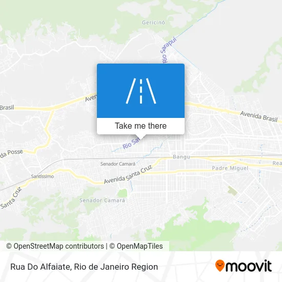 Rua Do Alfaiate map