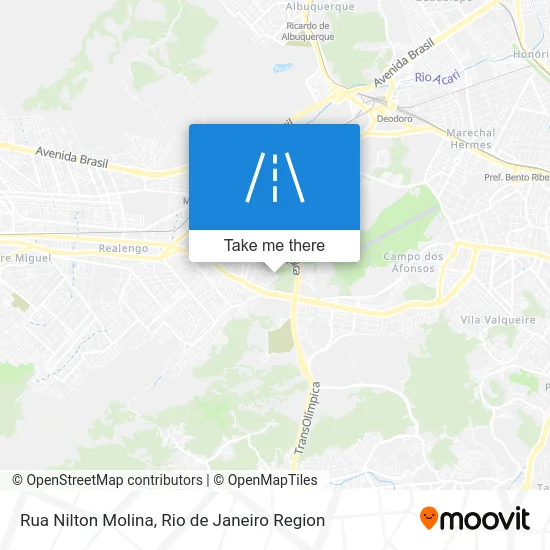 Rua Nilton Molina map