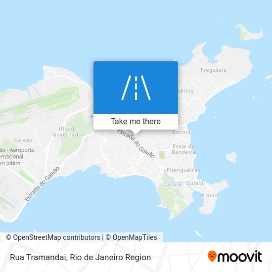 Rua Tramandai map