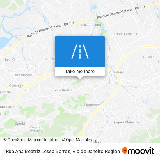 Rua Ana Beatriz Lessa Barros map