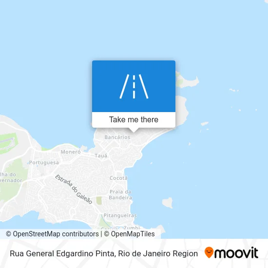 Rua General Edgardino Pinta map