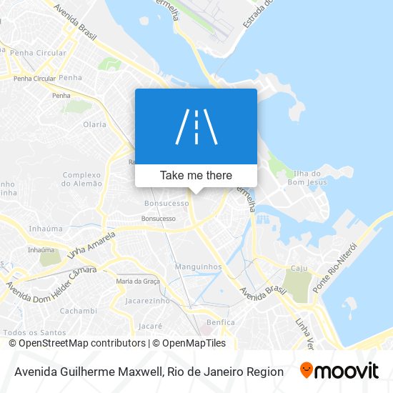 Mapa Avenida Guilherme Maxwell