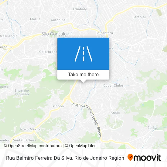Rua Belmiro Ferreira Da Silva map