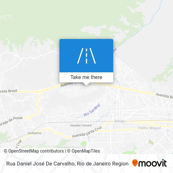 Rua Daniel José De Carvalho map