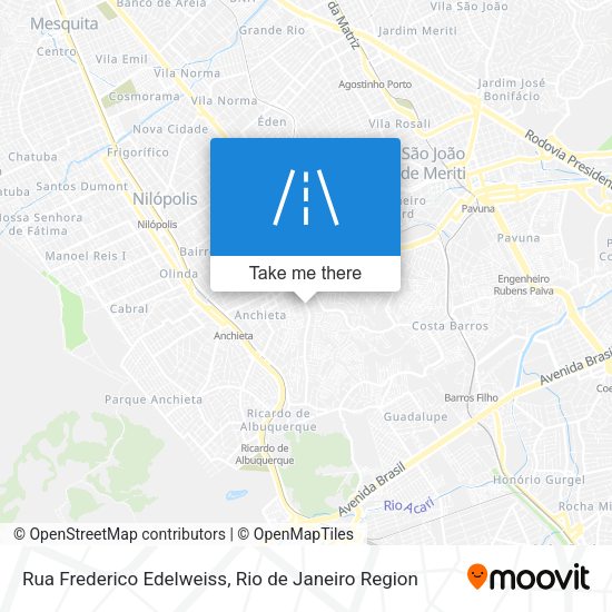 Rua Frederico Edelweiss map