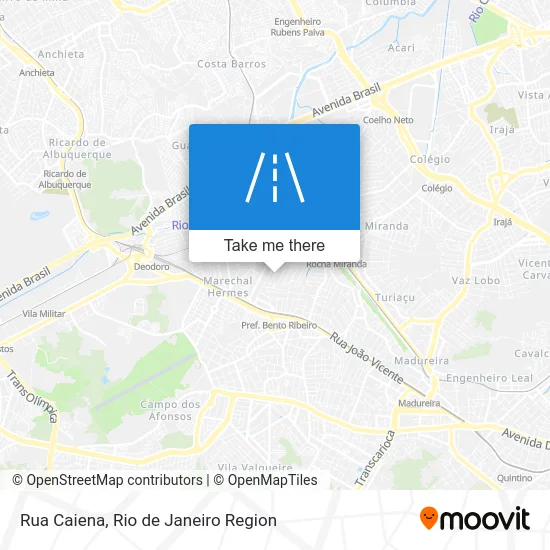 Rua Caiena map